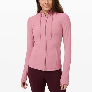 Lululemon hooded define jacket pink taupe